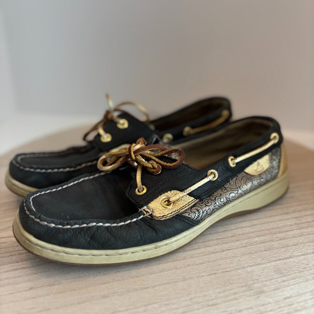 Sperry Top-Sider Women’s Size 9.5 Metallic Boat Shoes